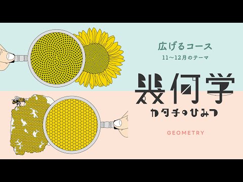 オンライン《広げるコース》11・12月テーマ「幾何学〜カタチのひみつ〜」予告動画