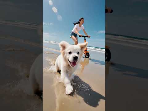 حين يتحول الكلب إلى صديق مجنون للفتاة! 😅🐕#short #dog #beautiful