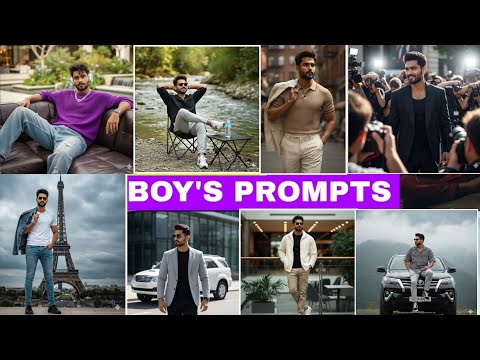 Top Instagram Boys Prompts | Gemini photo editing Prompts | Viral Attitude Prompts