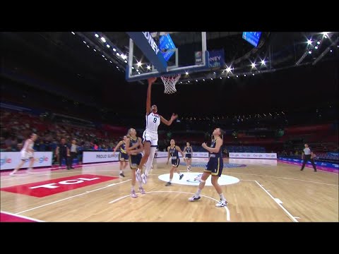 A'ja Wilson Crossover Leaves Defender In The Dust | USA Basketball vs Bosnia, Women's World Cup 2022