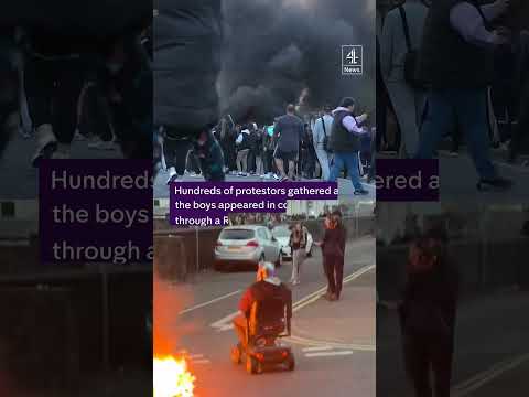 Protesters attack police in Ballymena riots