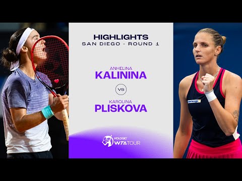 Anhelina Kalinina vs. Karolina Pliskova | 2023 San Diego Round 1 | WTA Match Highlights