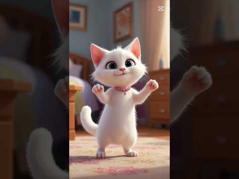 Kitty dance cutie Groove 😍🥰 #shorts #cat #virl #catdance