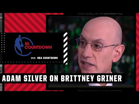 Adam Silver addresses NBA's initial hesitancy to bring attention to Brittney Griner | NBA Countdown video clip