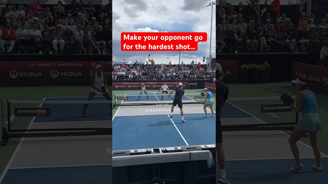 Make your opponent go for the hardest shot! Read the top pinned comment 📌