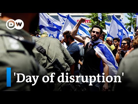 Israel protesters march against judicial overhaul with dozens arrested | DW News