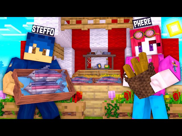 Ho APERTO LA MIA BANCARELLA per TRUFFARE GLI ALTRI! - VITA IN CITTÀ REMAKE Minecraft Ep.8