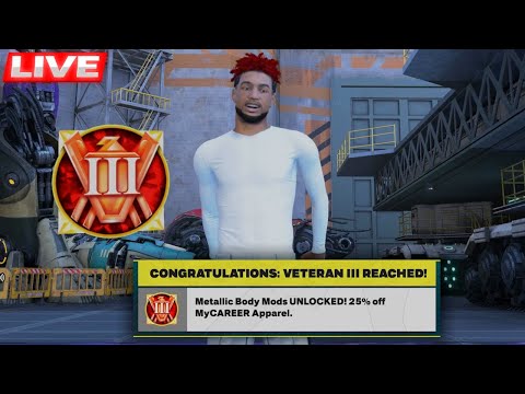 ?HITTING VETERAN 3 (FULL-STREAM) + UNLOCKING GOLDEN MY PLAYERS ON NBA2K25 LIVE!