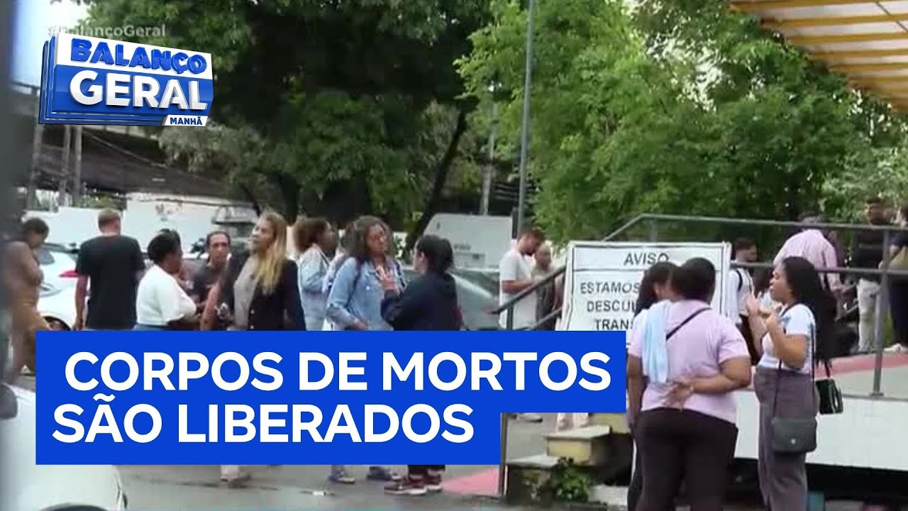 IML começa a liberar corpos de mortos em megaoperação no Rio