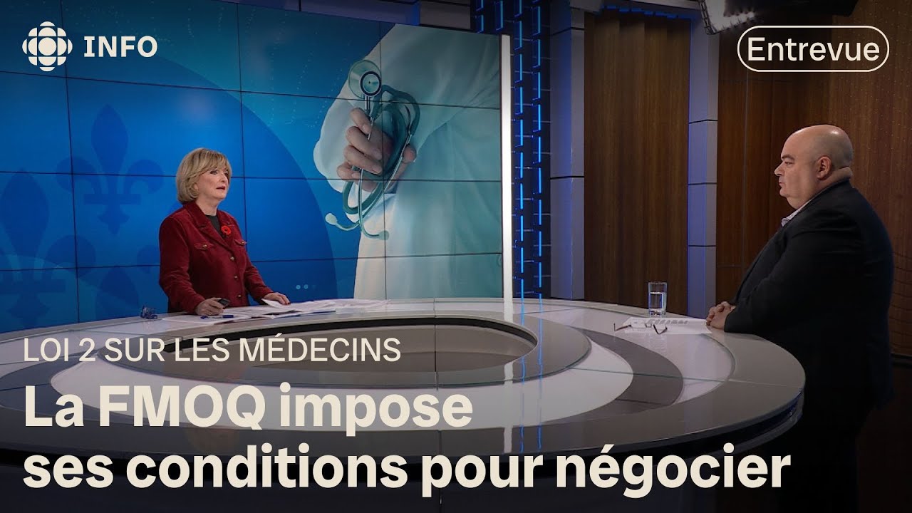 Loi 2 sur les médecins : « Le lien de confiance est brisé », selon Marc-André Amyot | 24•60