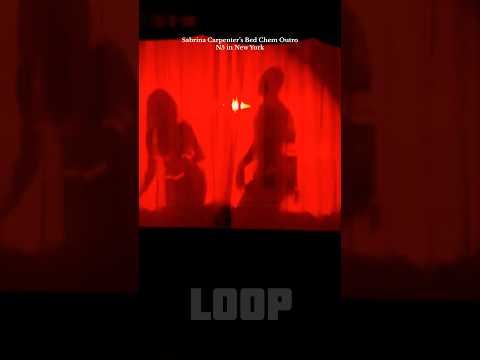 Sabrina Carpenter’s Last Bed Chem Outro in New York 💋😩 #sabrinacarpenter #shortnsweettour #concert