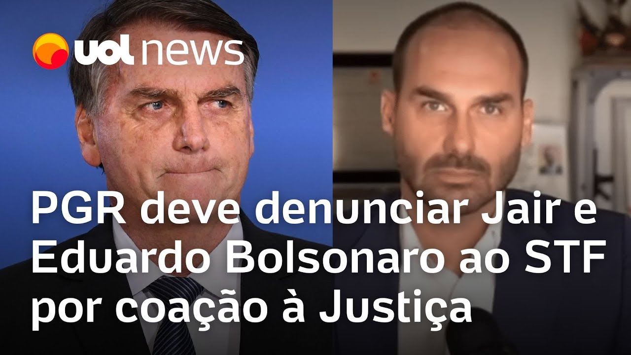 PGR deve denunciar Jair e Eduardo Bolsonaro ao STF por coação à Justiça | Mônica Bergamo