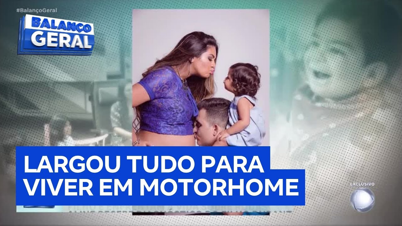 Conheça a incrível história do casal brasileiro que vive com os filhos em um motorhome nos EUA
