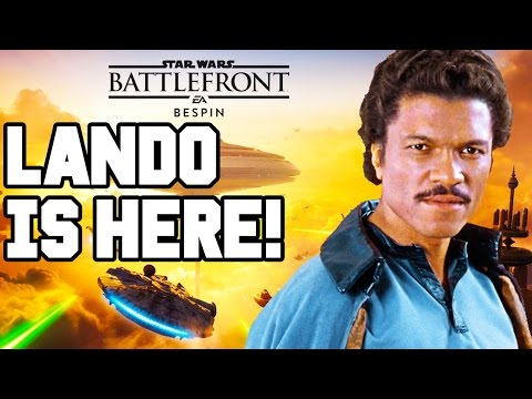 LANDO IS HERE!! Star Wars Battlefront DLC Gameplay - Bespin / DLC Heroes (Season Pass PS4)