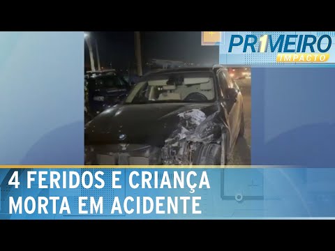 Homem embriagado em BMW atinge carro de família e mata criança | Primeiro Impacto (25/06/24)