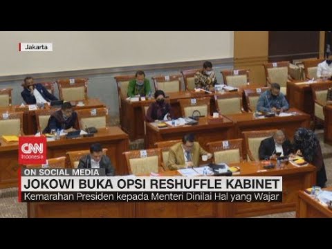 Jokowi Buka Opsi Reshuffle Kabinet