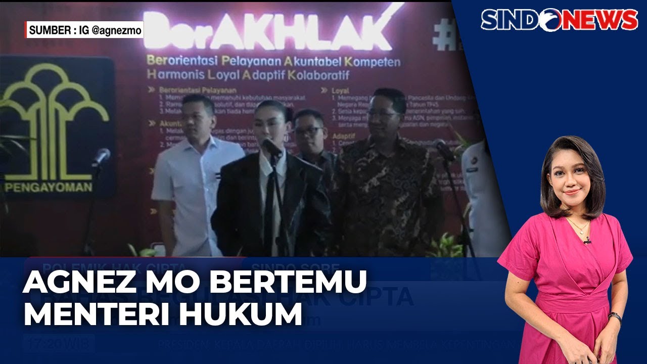 Agnez Mo Bertemu Menteri Hukum, Bahas Regulasi Hak Cipta | Sindo Sore | 20/02