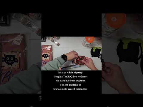 Pack a mystery BOO box with me 👻😱..#asmr #asmrvideo #halloween #boobasket #halloweenlover #trending