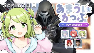 【OW2】あまういかっぷ～！スクリム参加と顔合わせ2日目【森中花咲/にじさんじ所属】