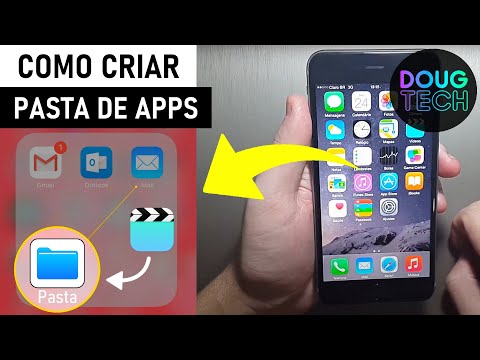 Como Criar PASTA de Aplicativos em iPhone Antigo