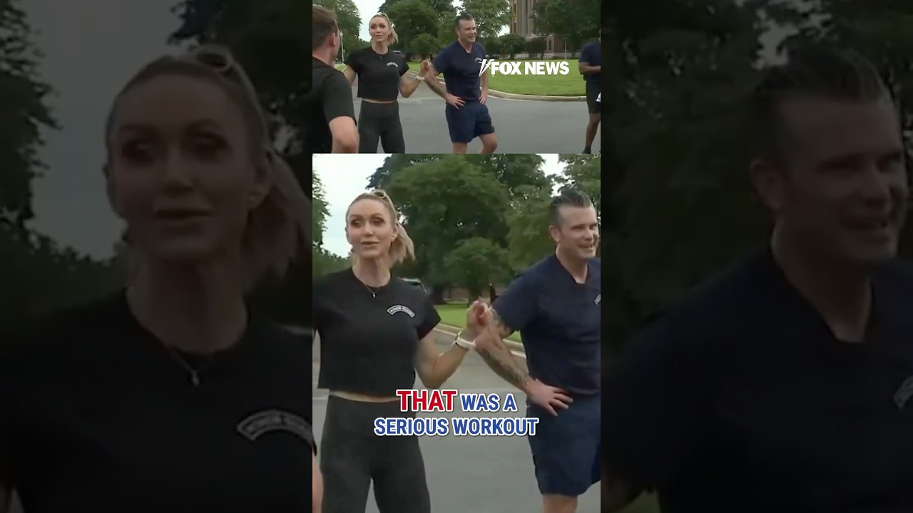 Lara Trump trains with Hegseth, US troops at Fort McNair #foxnews #news #shorts