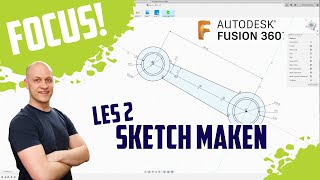 3D ontwerpen in Fusion - Les 2: Zo maak je een sketch