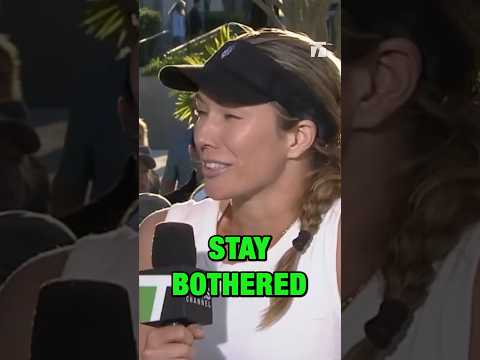 Collins Tells Haters to “Stay Bothered” 💅 #daniellecollins #wta #charleston #haters