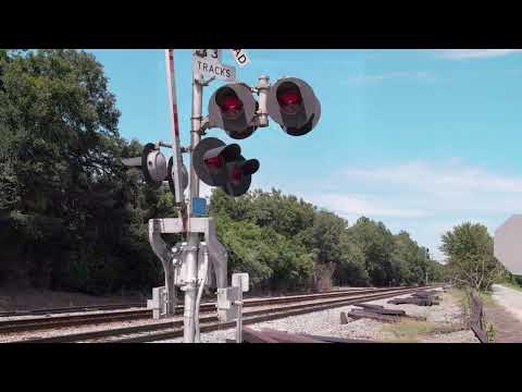 screenshot of youtube video titled Railroad Crossing | Arriving: Leo Twiggs and His Art