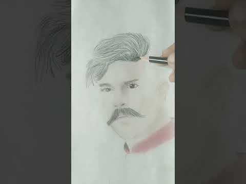 Ram Charan realistic drawing #drawing #viral#art