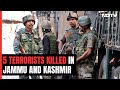 5 Terrorists Killed In Encounter In Jammu And Kashmirs Kulgam