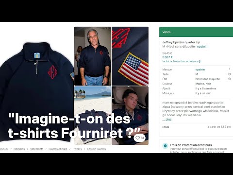 Des vêtements associés à Jeffrey Epstein vendus sur internet