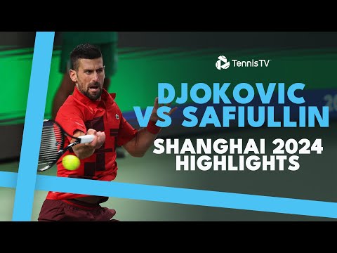 Novak Djokovic Takes On Roman Safiullin In Shanghai 👌 | Shanghai 2024 Highlights