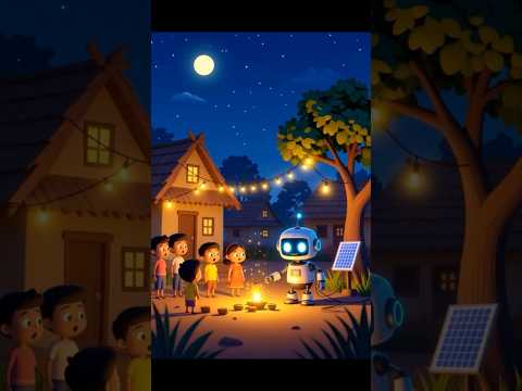 AI Robot Ne Bachayi Gaon Ki Diwali 💡🤖”#trending #ai #viral #diwali