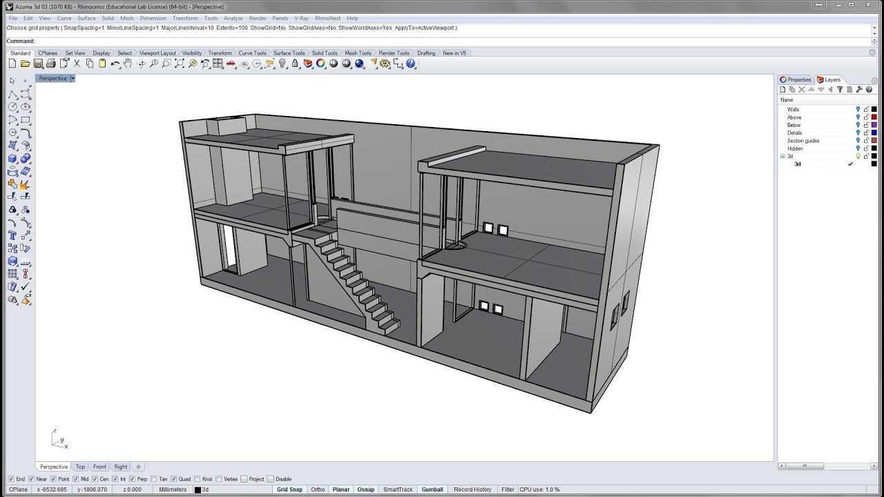 Azuma House Part 3 Of 4 3D Model YouTube