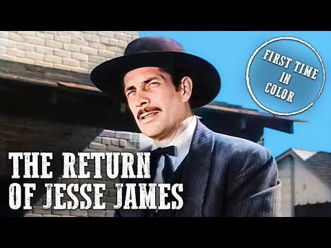 The Return Of Jesse James | Colorized | John Ireland | Western