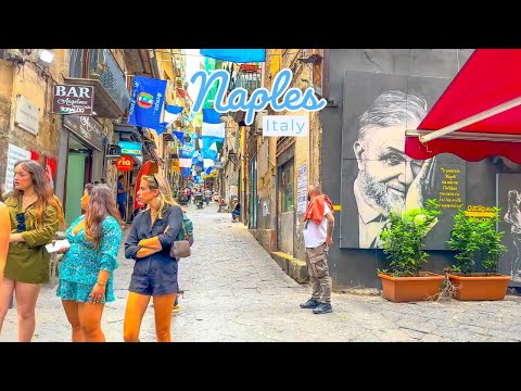 Naples, Italy 🇮🇹 - Summer 2023 - 4K-HDR Walking Tour (▶2 ½ Hours)