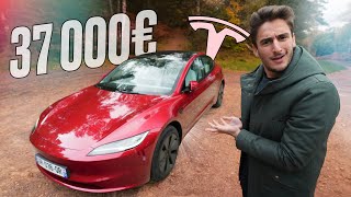 Vido-Test : Je teste la nouvelle Tesla MODEL 3 (2023)  37 000? ! (a vaut quoi ?)