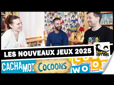 Les nouveautés jeux de société de Bankiiiz pour 2025 (avec l'éditeur)