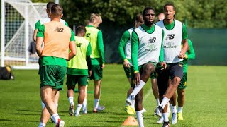 The Celtic players prepare for Rennes test!