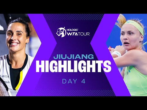 Trevisan & Sramkova feature on Day 4 in Jiujiang | WTA Match Highlights