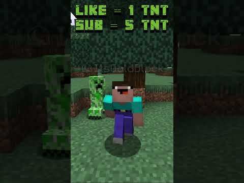 Je kill tout les creeper avec le tnt chalenge MINECRAFT