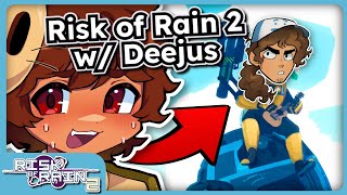 Trying to SURVIVE Risk of Rain 2...💀💀💀 (with deejus :3c) [COME JOIN!]