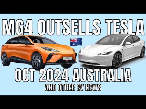 MG4 Outsells Tesla Model 3 and Model Y in Australia for Oct 2024