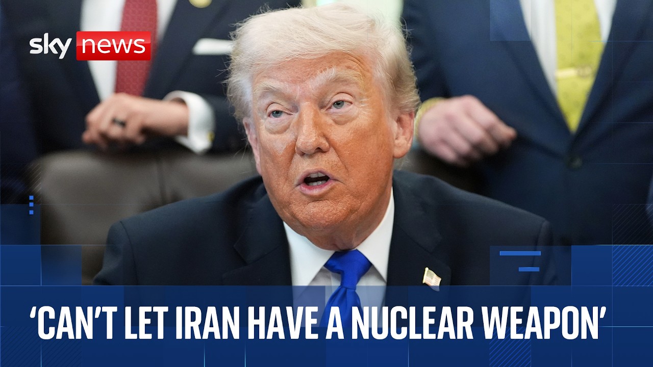 Trump discusses Iran war in Oval Office remarks
