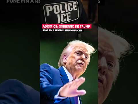 🚨 Adiós ICE en Minneapolis: Trump pone fin a redadas tras protestas y muertes