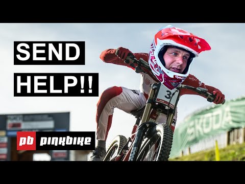 Average rider VS Champéry DH Track!! SO HARD | 2025 Downhill World Championship Champéry