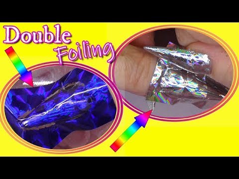 TRYING DOUBLE FOILING #NAILHACKS | ABSOLUTE NAILS