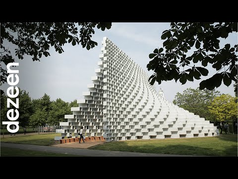 Bjarke Ingels' Serpentine Gallery Pavilion is "mountainous outside and cavernous inside"