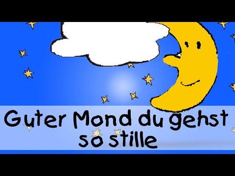 Guter Mond du gehst so stille - Die besten Schlaflieder für Kinder || Kinderlieder