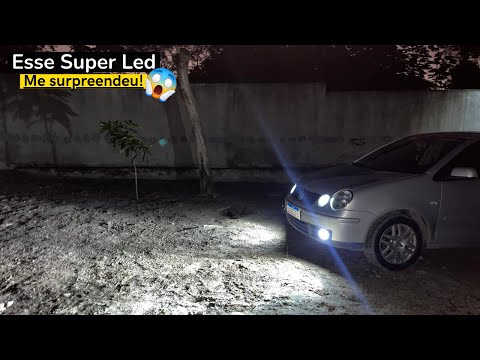 Coloquei SUPER LED no Vw Polo e Ficou MUITO FORTE - NÃO ESPEREI POR ISSO.